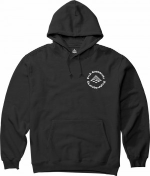 Emerica Eff Corporate 2 Sweatshirt Herr Svarta | Sverige-9730564