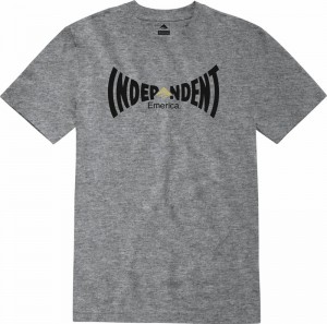 Emerica Emerica X Independent Span T-shirt Herr Grå | Sverige-8107635