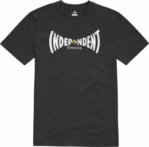 Emerica Emerica X Independent Span T-shirt Herr Svarta | Sverige-5783496
