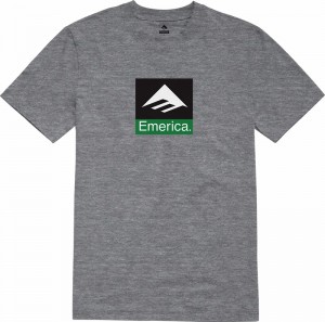 Emerica Klassiska Combo T-shirt Herr Grå | Sverige-7069421