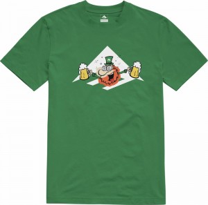 Emerica Leprechaun Triangle T-shirt Herr Gröna | Sverige-5726810