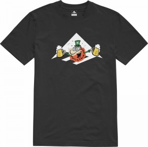 Emerica Leprechaun Triangle T-shirt Herr Svarta | Sverige-3906124