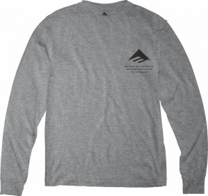 Emerica Logo Lockup T-shirt Herr Grå | Sverige-1307496