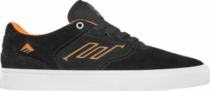 Emerica Low Vulc X Jordan Powell Skateskor Herr Svarta Vita Orange | Sverige-9364758