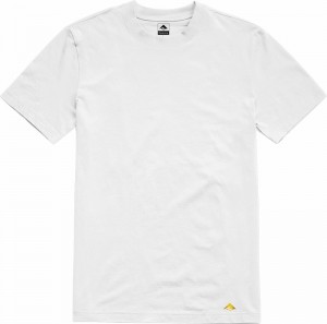 Emerica Mini Triangle T-shirt Herr Vita | Sverige-0639278