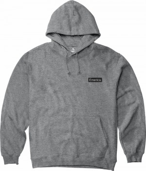 Emerica Pure Triangle Sweatshirt Herr Mörkgrå | Sverige-2670851