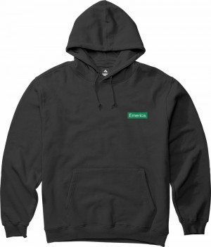 Emerica Pure Triangle Sweatshirt Herr Svarta | Sverige-9431207