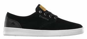 Emerica Romero Laced Skateskor Herr Svarta Svarta Vita | Sverige-0531269