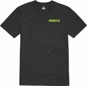 Emerica Shake Junt Pure Lights T-shirt Herr Svarta | Sverige-3897214