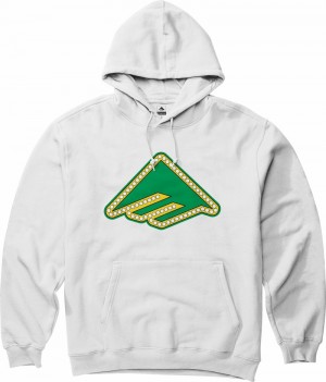 Emerica Shake Junt Triangle Lights Sweatshirt Herr Vita | Sverige-7860135