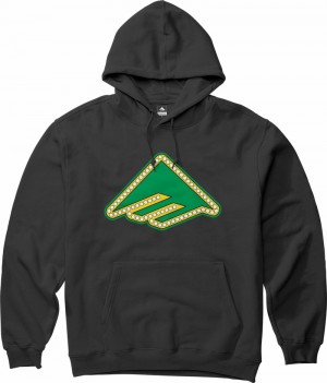 Emerica Shake Junt Triangle Lights Sweatshirt Herr Svarta | Sverige-9275361
