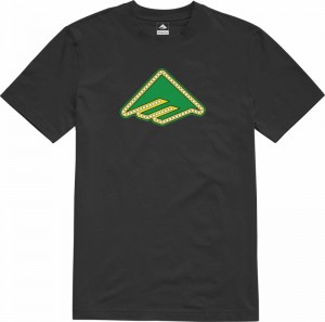 Emerica Shake Junt Triangle Lights T-shirt Herr Svarta | Sverige-3921670