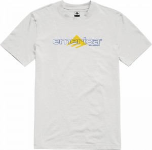 Emerica Trace T-shirt Herr Vita | Sverige-8615703