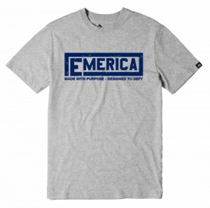Emerica Urnst T-shirt Herr Grå | Sverige-9405217