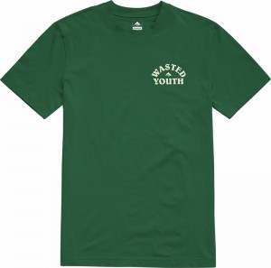 Emerica Wasted T-shirt Herr Gröna | Sverige-8530947
