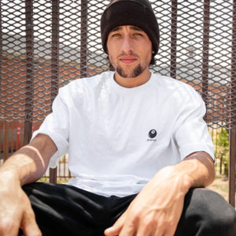 Emerica 8 Ballr T-shirt Herr Vita | Sverige-0743915