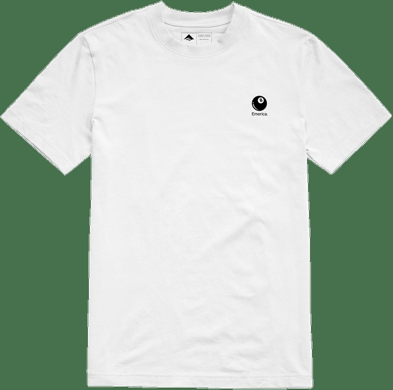 Emerica 8 Ballr T-shirt Herr Vita | Sverige-0743915