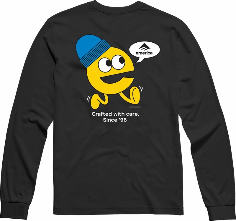 Emerica Crafted T-shirt Herr Svarta | Sverige-9521740