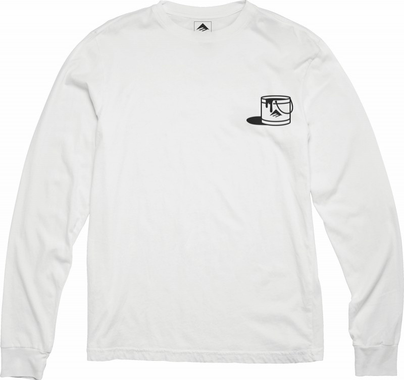 Emerica Curb Paint T-shirt Herr Vita | Sverige-2871059