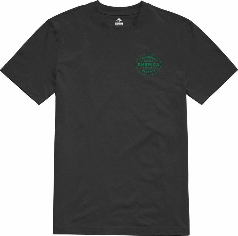 Emerica Destroy T-shirt Herr Svarta | Sverige-0249153