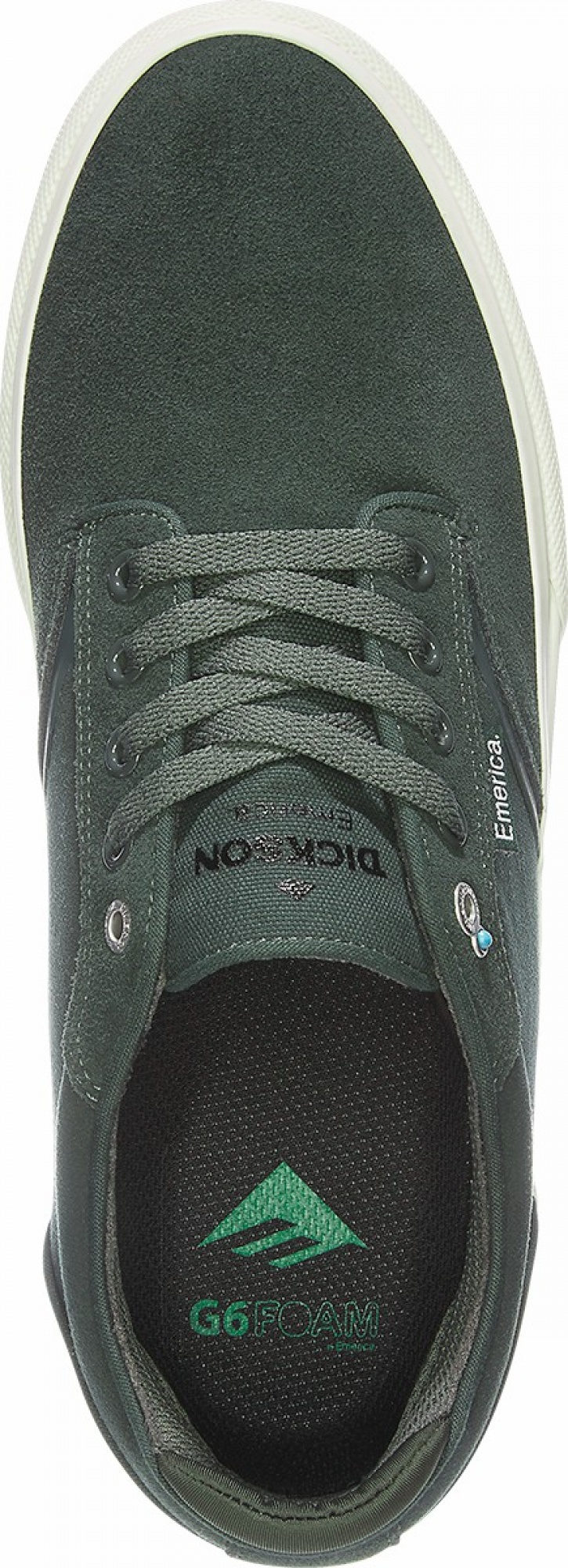 Emerica Dickson Skateskor Herr Mörkgröna | Sverige-5017369