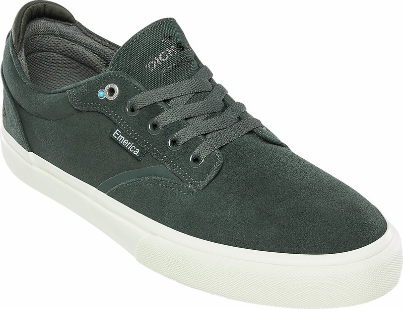 Emerica Dickson Skateskor Herr Mörkgröna | Sverige-5017369