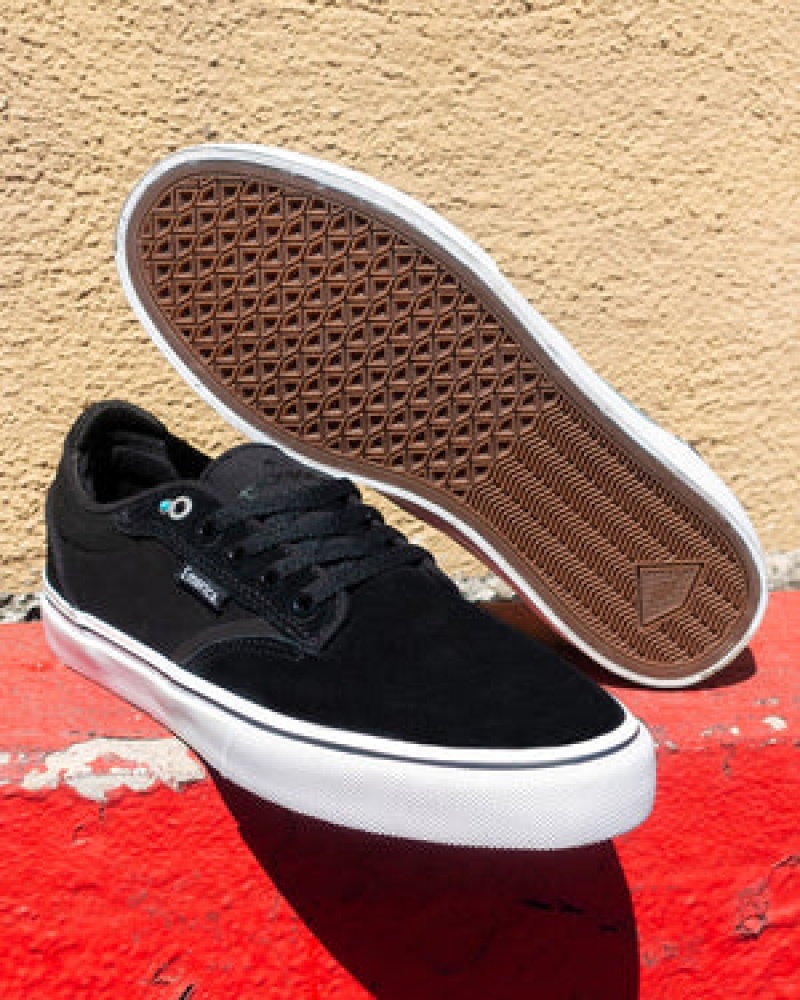 Emerica Dickson Skateskor Herr Svarta Vita Guld | Sverige-0576831