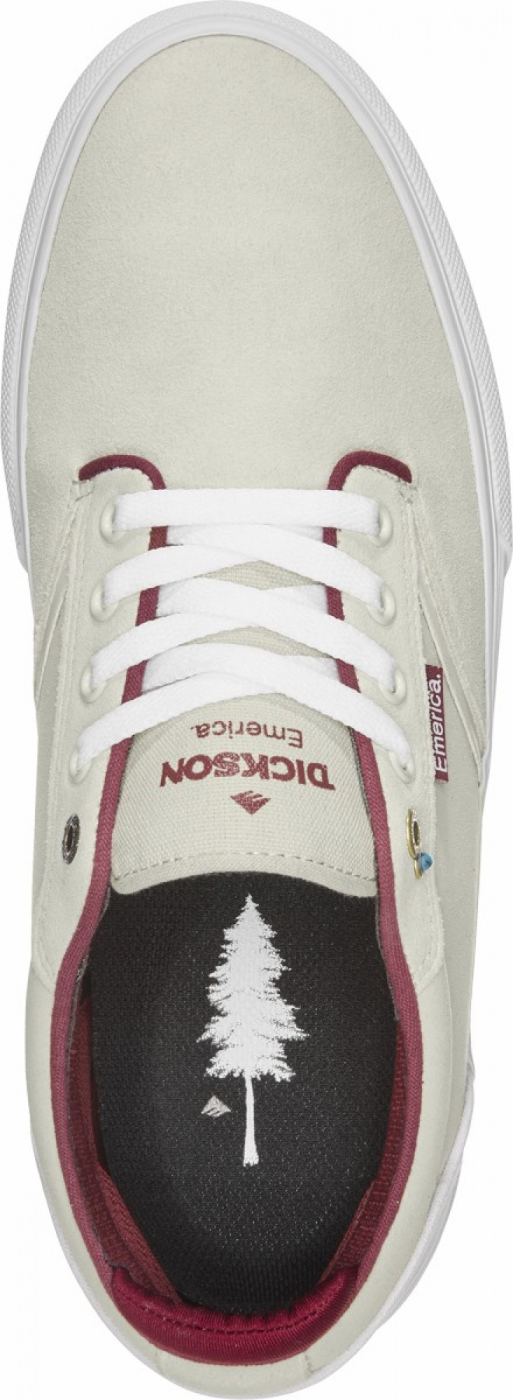 Emerica Dickson Skateskor Herr Vita | Sverige-8054236