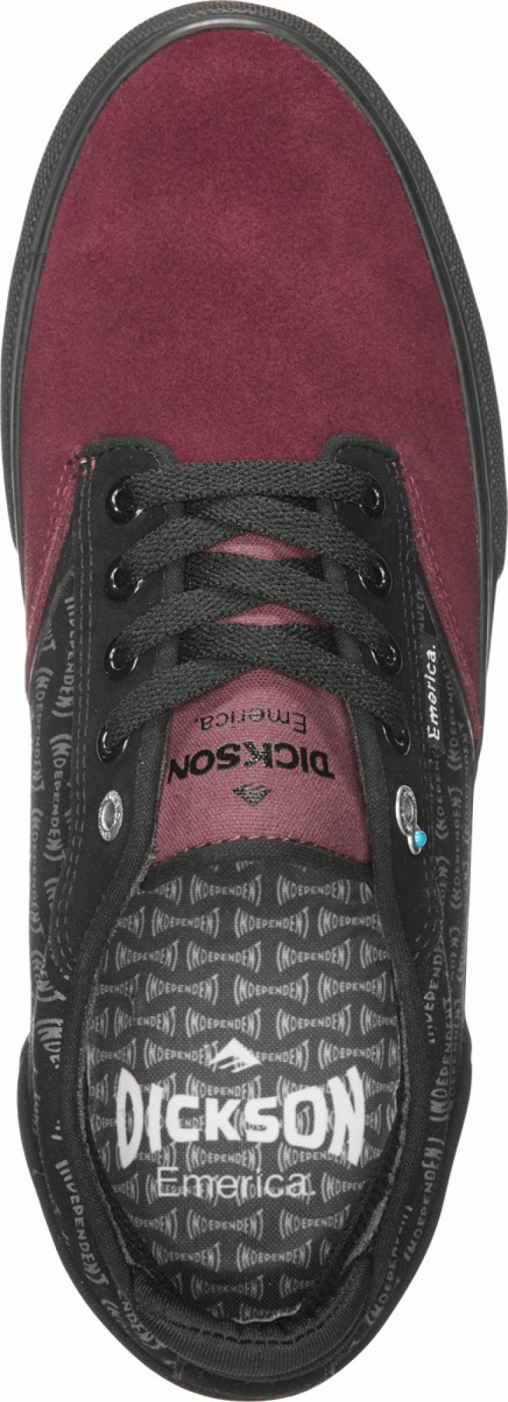 Emerica Dickson X Independent Skateskor Herr Röda Svarta | Sverige-5612379