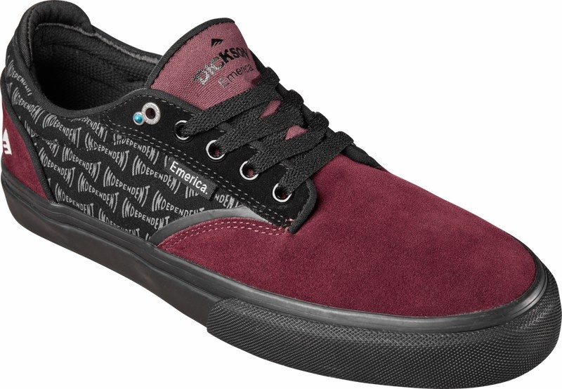 Emerica Dickson X Independent Skateskor Herr Röda Svarta | Sverige-5612379