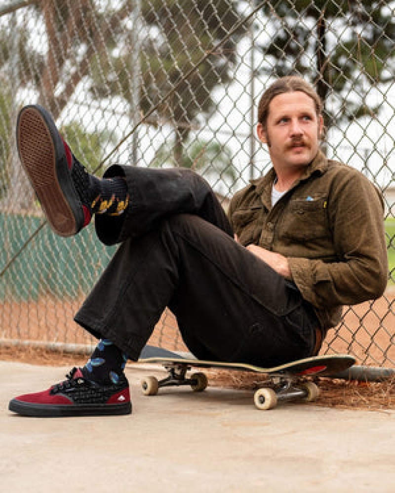 Emerica Dickson X Independent Skateskor Herr Röda Svarta | Sverige-5612379