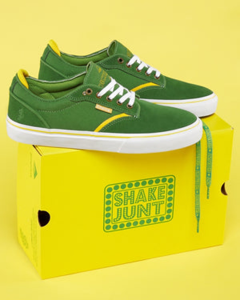 Emerica Dickson X Shake Junt Skateskor Herr Gröna | Sverige-5163824
