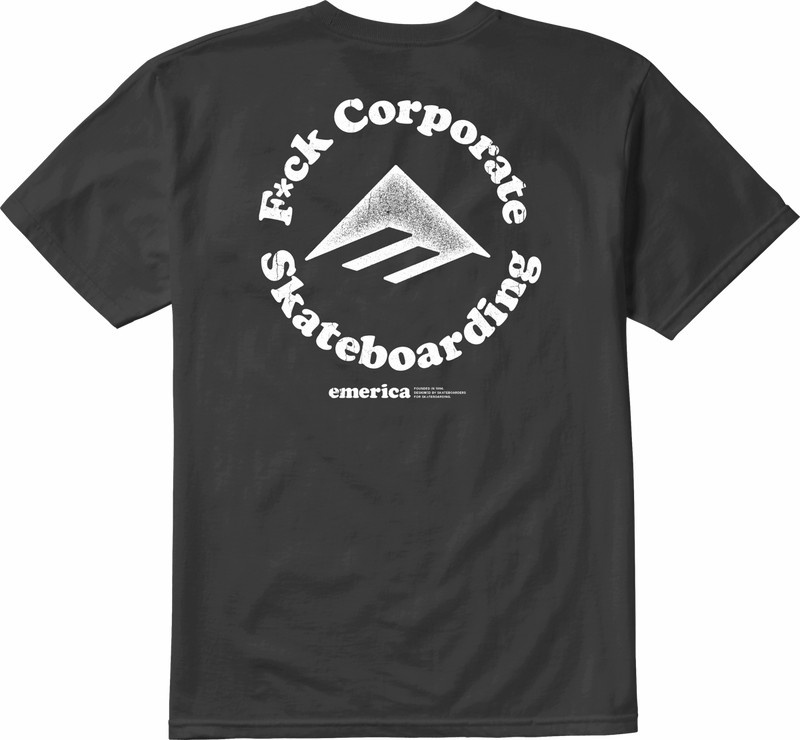 Emerica Eff Corporate 2 T-shirt Herr Svarta | Sverige-6843097