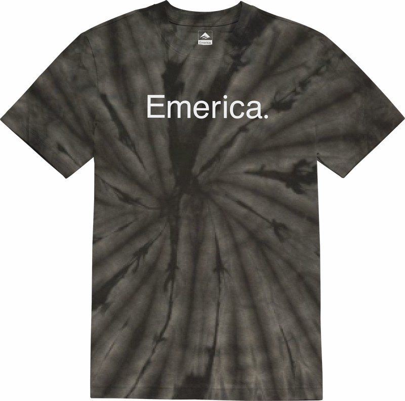 Emerica Emerica Pure Tiedye T-shirt Herr Svarta | Sverige-3971842