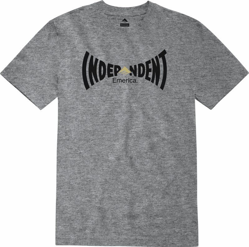 Emerica Emerica X Independent Span T-shirt Herr Grå | Sverige-8107635