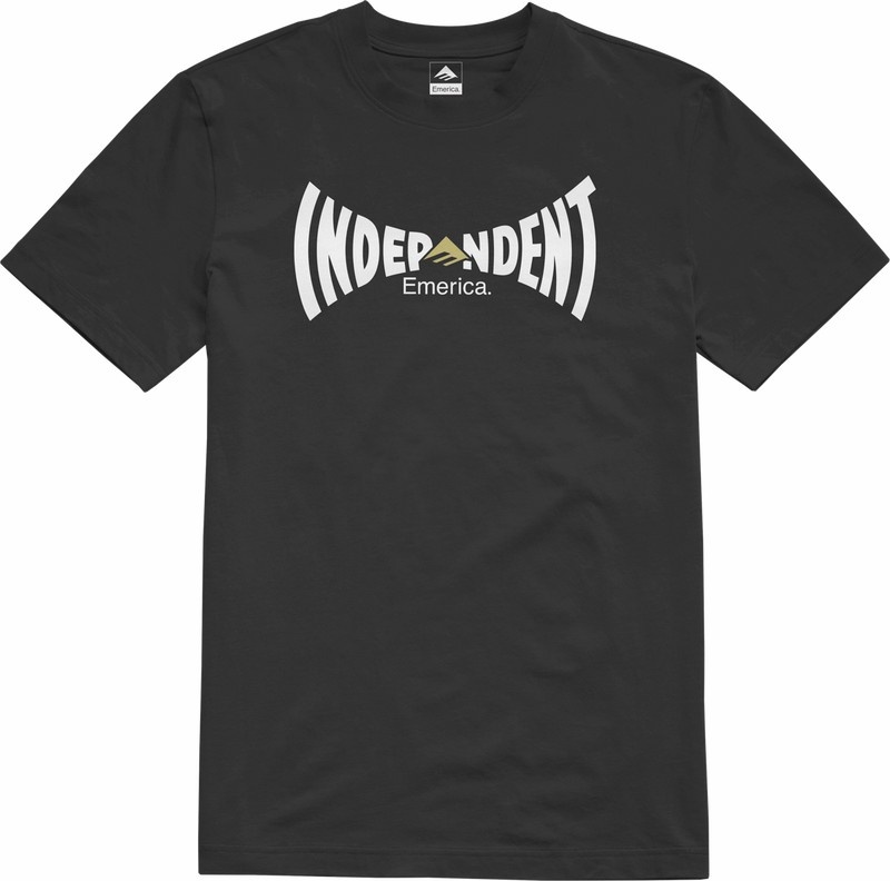 Emerica Emerica X Independent Span T-shirt Herr Svarta | Sverige-5783496