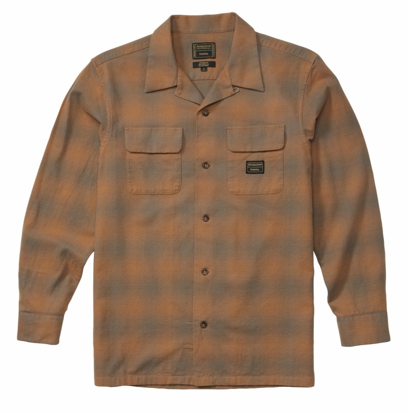 Emerica Emerica X Pendleton Flanell Toppar Herr Khaki | Sverige-4516937