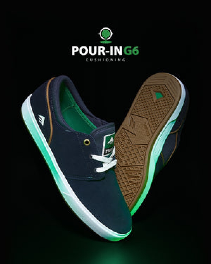 Emerica Figgy G6 Skateskor Herr Marinblå | Sverige-6283519