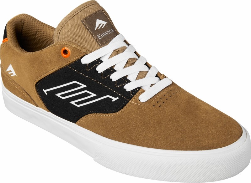 Emerica Low Vulc Skateskor Herr Bruna Svarta | Sverige-4259178