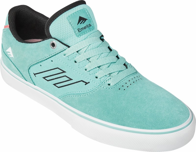 Emerica Low Vulc Skateskor Herr Turkos | Sverige-3927605