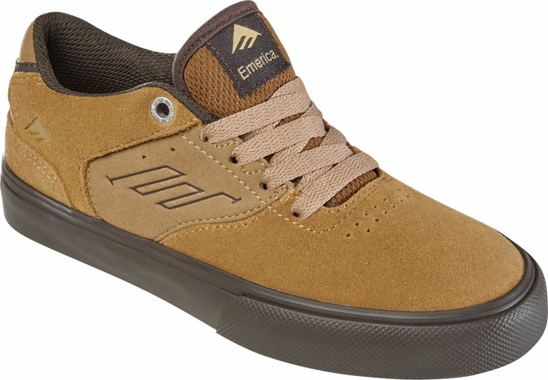 Emerica Low Vulc Youth Skateskor Herr Bruna Bruna | Sverige-4769380