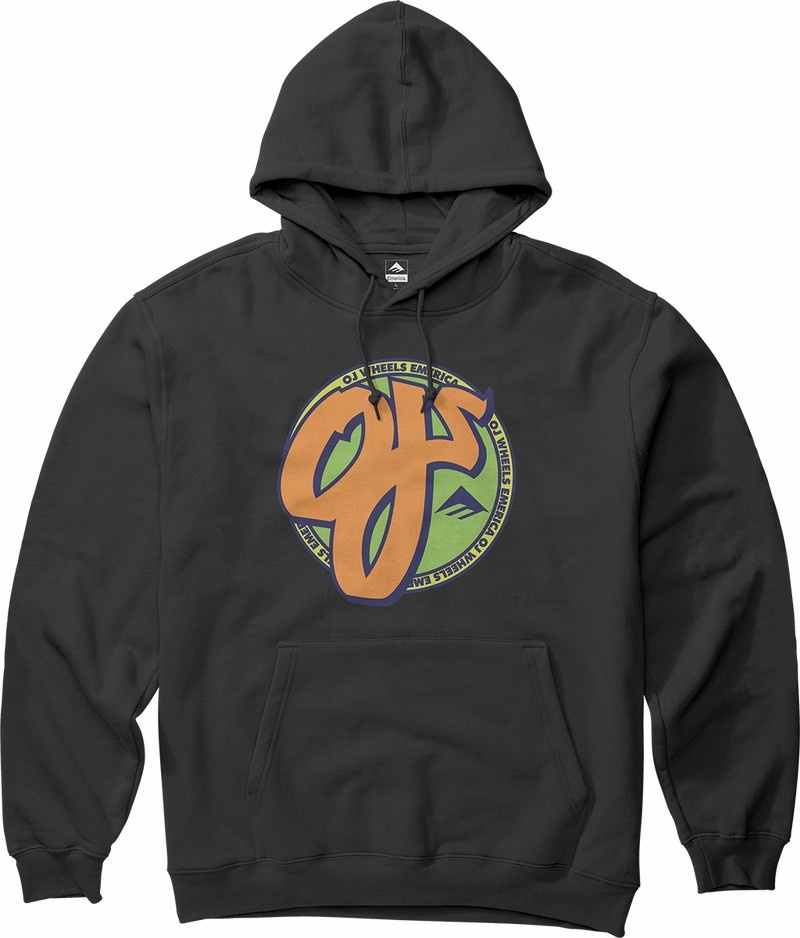 Emerica Oj Circle Sweatshirt Herr Svarta | Sverige-9476203