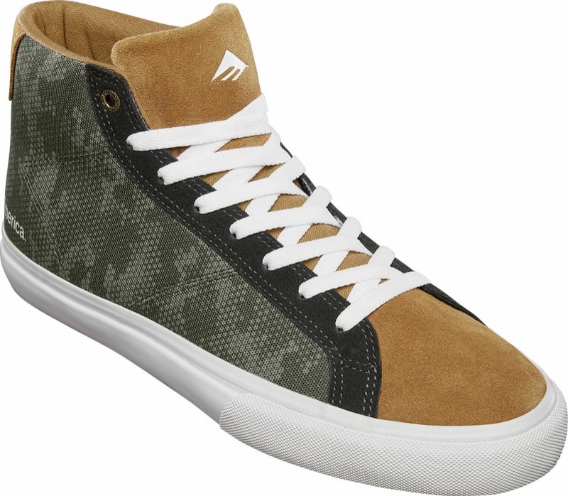 Emerica Omen Hi Skateskor Herr Olivgröna Bruna | Sverige-4605192