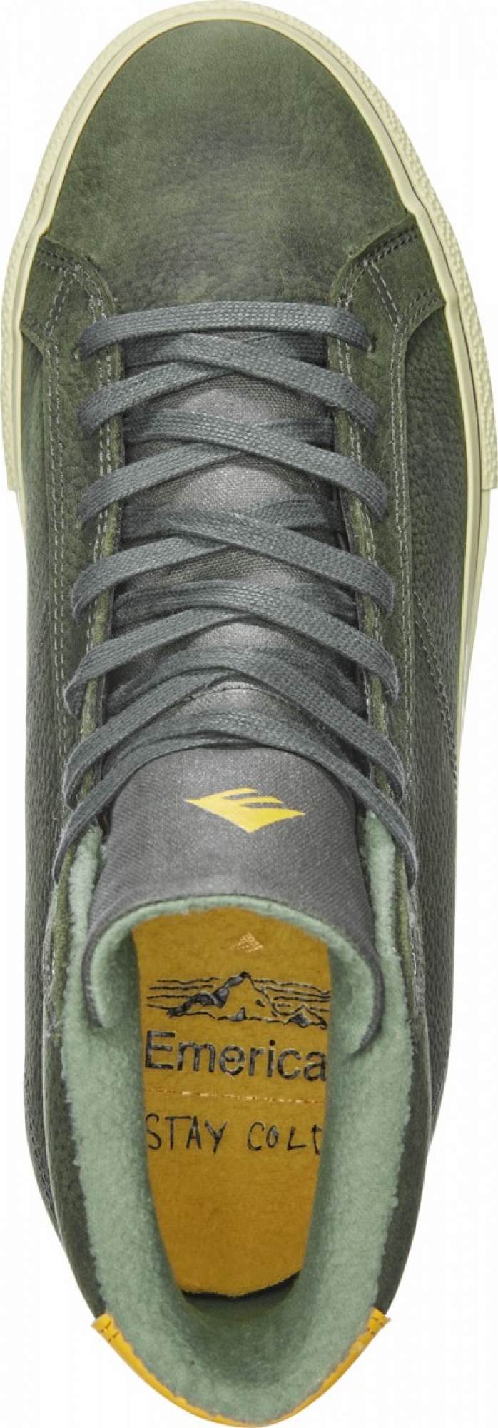 Emerica Omen Hi Skateskor Herr Olivgröna | Sverige-0137458