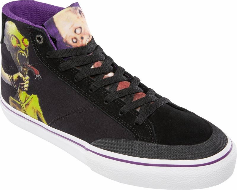 Emerica Omen Hi X Dinosaur Jr. Skateskor Herr Svarta Lila | Sverige-6459371