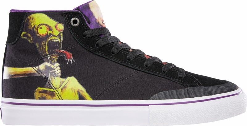 Emerica Omen Hi X Dinosaur Jr. Skateskor Herr Svarta Lila | Sverige-6459371