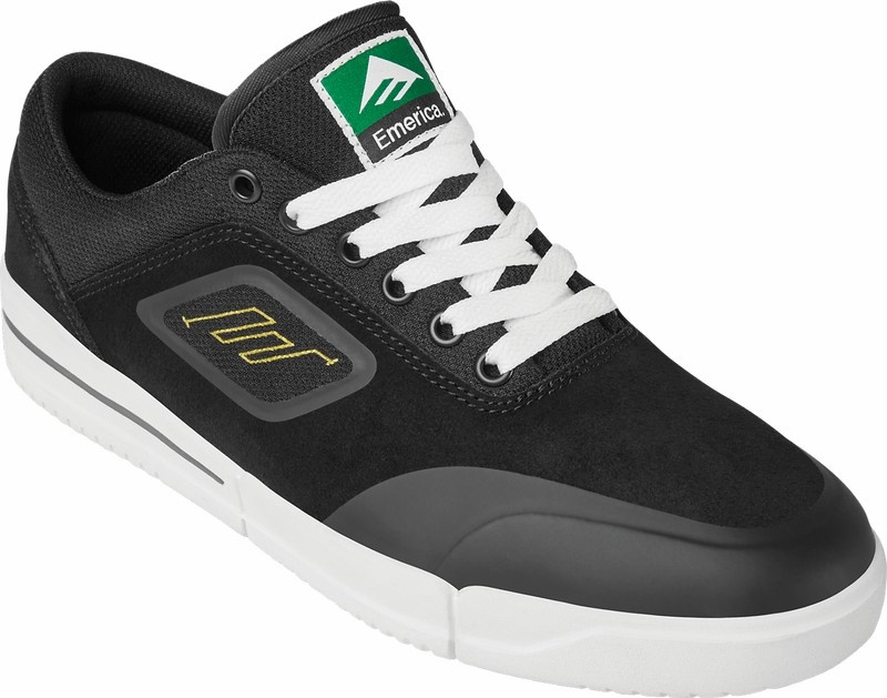 Emerica Phocus G6 Skateskor Herr Svarta Vita Guld | Sverige-4039816