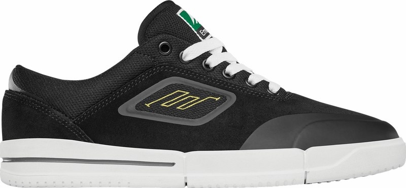 Emerica Phocus G6 Skateskor Herr Svarta Vita Guld | Sverige-4039816