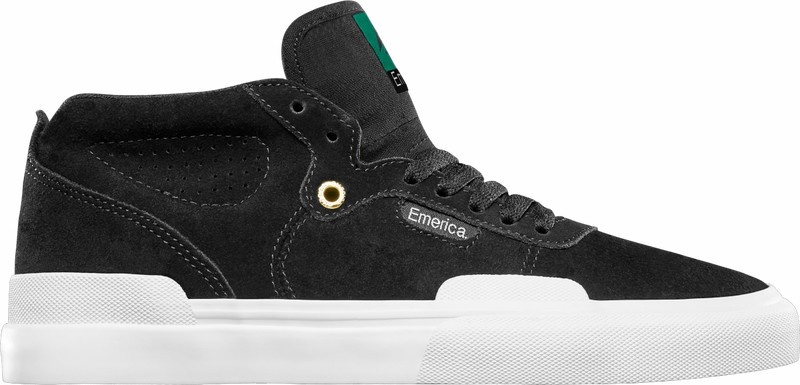 Emerica Pillar Skateskor Herr Svarta Vita Guld | Sverige-2509347