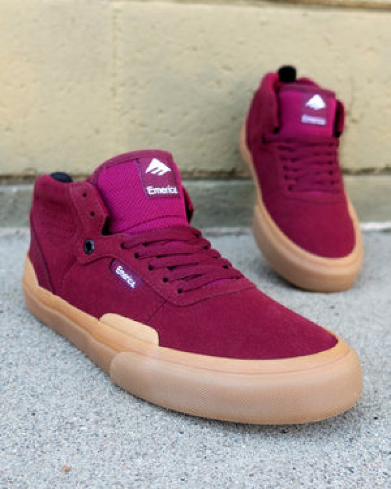 Emerica Pillar Skateskor Herr Vinröda | Sverige-9142356
